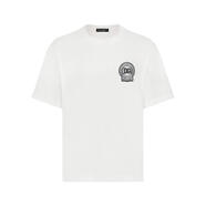 杜嘉班納（Dolce&Gabbana）男裝圓領(lǐng)T恤Dolce  Gabbana徽標(biāo)細(xì)節(jié)休閑T恤日常休閑辦公通勤七夕 白色 均碼 |IT-50