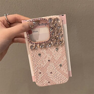 KEKLLE粉色堆堆鉆適用蘋(píng)果17手機(jī)殼新款iphone17套蘋(píng)果17promax全包蘋(píng)果16plus防摔蘋(píng)果15硅膠14外殼1312 漸變淺粉蛇紋-堆堆鉆 iPhone XS Max