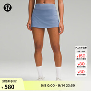 lululemon丨Pace Rival 女士運(yùn)動(dòng)中腰短裙 速干 芯吸 LW8A78R 綠洲藍(lán) XS /4