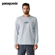 巴塔哥尼亞（Patagonia）男士混紡棉戶(hù)外休閑圓領(lǐng)環(huán)保面料長(zhǎng)袖T恤 Made Of 37820 WHI M
