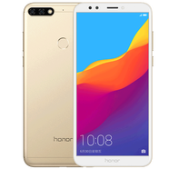 榮耀（HONOR）/ 暢玩7C通4G智能指紋學(xué)生老人工作室雙卡備用手機(jī) 鉑光金 3GB+32GB 套餐二