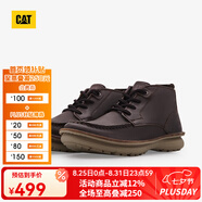 CAT卡特工裝靴男士馬丁靴防滑厚底戶外英倫風(fēng)牛皮靴子P725410N3EDC17 深褐 39