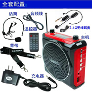 戴樂（daile）Q6便攜式小蜜蜂大功率擴(kuò)音器唱戲機(jī)教師教學(xué)導(dǎo)游腰掛叫賣U盤 升級(jí)版標(biāo)準(zhǔn)2.4g無線耳麥