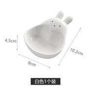 ORZUV創(chuàng)意卡通小白兔蘸料碟ins家用調(diào)味碟醋碟番茄醬小吃碟油醋汁碟子 兔兔蘸料碟【1只裝】