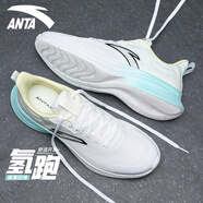 安踏（ANTA）男鞋運動(dòng)鞋男夏秋季新款跑步鞋網(wǎng)面透氣休閑慢跑鞋輕質(zhì)體測鞋子男 白/氧氣綠 【氫跑網(wǎng)面款】 41