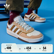 adidas「面包鞋」COURTIC經(jīng)典運(yùn)動板鞋男女阿迪達(dá)斯官方三葉草 乳白/淺卡其/深棕/咖啡棕   42