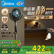 美的（Midea）【幸運草安睡Ultra】直流變頻3D搖頭空氣循環(huán)扇/臥室靜音家用電風(fēng)扇/小型遙控落地扇/語(yǔ)音凈化風(fēng)扇