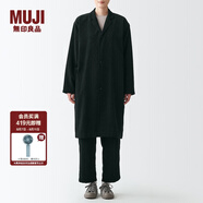 無印良品（MUJI）  Labo 男女通用 燈芯絨 長衫 無性別 男款女款 BFC36C1A 黑色 XXS-XS