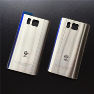 三星（SAMSUNG）手機(jī)適配W2019 W2018原裝后蓋玻璃W2017 W2016 G9298電池蓋后殼配件 W2019原裝玻璃后蓋-紅邊+鏡頭蓋