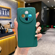 機旺馬適用vivoY04Y29磨砂TPU直邊軟V50lite保護套Y39魔方硅膠手機殼 直邊-暗綠 Y200E 5G/Y100 5G 印尼版/V30l