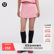lululemon丨Graphic Pace Rival 女士運(yùn)動(dòng)圖案款中腰短裙 *長(zhǎng)款 LW8AOAS 粉末粉 L