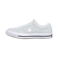 匡威（Converse）三星標(biāo)One Star2018 淺綠翻毛皮低幫休閑板鞋男女159493C 淺綠  36.5