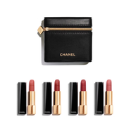 香奈兒（Chanel）【新色上市】CHANEL魅力絲絨唇膏 啞光口紅裸色粉色 魅力絲絨唇膏套裝 58+63+51+54