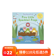 110元5件 Sing Along with Me機關(guān)推拉書(shū) The Wheels on the Bus英文原版 Sing Along:五只斑點(diǎn)小青蛙 sing along系列推拉書(shū)