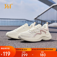 361°運動鞋女秋季雨天通勤防潑水休閑厚底健身跑步鞋子女682232233-1