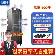 圖滕 服務(wù)器網(wǎng)絡(luò)機(jī)柜42u數(shù)據(jù)機(jī)房獵頭辦公室弱電工程TD.6042高2050寬600深1000