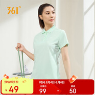 361°短袖女春夏季運動t恤速干衣polo衫跑步健身休閑瑜伽662424130H-5