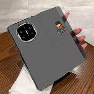 兮甸適用vivoXFold3系列手機殼xt折疊屏華為mateX6/X5/x3新款男三星zfold外殼榮耀magicv3高級全包皮質(zhì) 胡子大叔灰折疊屏全包翻蓋皮套 華為MateX6