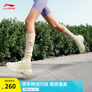 李寧凌波丨休閑慢跑鞋女鞋25夏季新款時尚透氣舒適輕盈簡約回彈運動鞋 【凌波】淡果綠(018款)-3 37