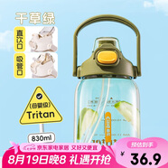 希樂水杯子塑料戶外tritan運動雙飲杯男女士學生戶外健身便攜隨手杯