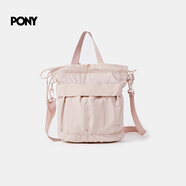 PONY1972 2025秋季新款男女同款斜挎包戶外野營(yíng)便攜防水手提包 粉紅色 均碼