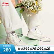 李寧（LI-NING）月白3男鞋夏季透氣減震回彈經典休閑鞋AGCV077 香檳白-4 V077款 41