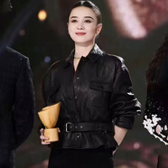 喬瀚服飾翻領(lǐng)皮衣外套女宋佳同款真皮皮衣女收腰外套春秋新款洋氣復古短款 黑色 M 90-110斤