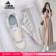 阿迪達斯 （adidas）三葉草女鞋 25秋季新款運動(dòng)鞋輕便休閑鞋透氣潮流板鞋時(shí)尚小白鞋 撞色小白鞋/淺藍/時(shí)尚 36