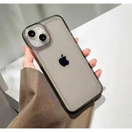 簡約太空殼適用蘋果15promax手機(jī)殼新款iphone16透明14防摔12全包 太空殼-透灰 iPhone6sPlus