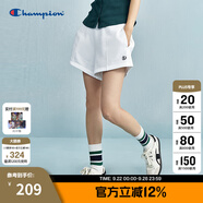 Champion冠軍短褲女2025春季新款學院風運動褲美式潮流短衛(wèi)褲熱褲 白色 XL