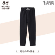 瑁恩瑁愛(ài)破碼特惠秋冬童裝金鉆絲絨外穿棉毛女褲羊毛襯里 05#運動(dòng)少年(黑色) 110 cm