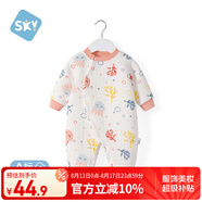 舒貝怡嬰兒衣服新生兒連體衣保暖男女童可愛爬爬服滿月寶寶周歲哈衣粉80