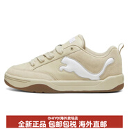 彪馬（PUMA）ParkLifestyle系列SD二層牛皮人造革百搭舒適簡(jiǎn)約低幫板鞋男女同 米色 44.5