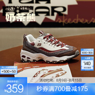 斯凱奇（Skechers）奶茶熊2代丨男女同款春夏老爹鞋潮流復(fù)古增高保暖熊貓鞋休閑鞋 【女款】黑糖烤奶/BUGY 38