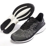 卡爾美（KELME）運動(dòng)跑鞋男夏季新款緩震回彈專(zhuān)業(yè)訓練透氣健身跑步鞋 黑白 35