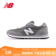 NEW BALANCE NB官方男鞋女鞋夏季網(wǎng)面透氣潮流百搭簡約休閑運動鞋515系列 灰色 ML515GRY 45 (男碼腳長29cm)尺碼問客服