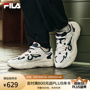 FILA斐樂(lè)男鞋男子跑鞋MARS II火星二代復(fù)古運(yùn)動(dòng)鞋減震男鞋 雪白/午夜深藍(lán)-火星4 F12M522101F 41