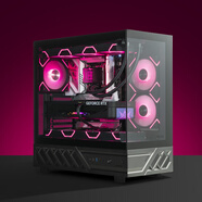 半島鐵盒（PADO）應龍滄溟 黑色 ATX 游戲電腦臺式機箱 支持360水冷 270°全視海景房 電源倉造型開(kāi)孔高效散熱