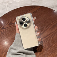 復宇適用于OPPOFindN3手機殼折疊屏新款oppo find n3外殼磁吸中軸鉸鏈后殼透明不發(fā)黃全包防摔保護套潮 透明-后殼 oppofindn3