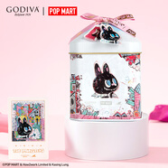 歌帝梵（Godiva）聯(lián)名泡泡瑪特拉布布經典大師覆盆子黑巧克力 10顆70g  生日伴手禮