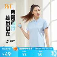361°短袖女春夏季運動t恤速干衣polo衫跑步健身休閑瑜伽662424130H-3