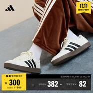 adidas「T頭鞋」VL COURT復(fù)古休閑板鞋德訓(xùn)鞋男女阿迪達(dá)斯輕運動 漢玉白/黑色/樹脂黃   38.5