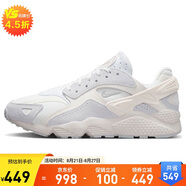 耐克NIKE休閑鞋男華萊士AIR HUARACHE運動(dòng)鞋DZ3306-100白黑44