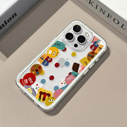 歪果殼 冰淇淋M豆適用蘋(píng)果16pro手機殼iPhone15三合一炫彩可愛(ài)14小眾華為mate70保護套OPPO榮耀200新款 白色-HC779冰淇淋M豆 iPhone11ProMax