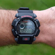 卡西歐（CASIO）gshock小方塊手表男頭文字d方形運動(dòng)復古電子表dw5600e DW-9052-1軍表