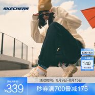 斯凱奇（Skechers）小白熊丨老爹鞋女春夏新款透氣復古潮流休閑學(xué)生跑步運動(dòng)鞋小白鞋 乳白色/OFWT 35.5