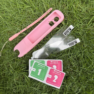 酷件適用于阿爾法蛋詞典筆D1Ultra保護殼LP-52BL04貼膜d1ultra矽膠套 D1Ultra-粉色套+手繩+高清防刮軟膜2片