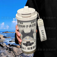 守夜人水杯周邊 第五人格保溫杯不銹鋼大容量吸管雙飲咖啡杯卡通 6號(hào)款 520ML-316不銹鋼內(nèi)膽