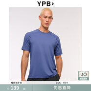 YPB(AF旗下)男裝25夏季美式復古活力圓領(lǐng)運動(dòng)短袖T恤118-5383 藍霧 M (180/100A)