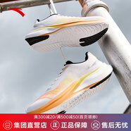 安踏（ANTA）風(fēng)速丨跑步鞋男鞋2025新款夏季輕薄透氣運(yùn)動(dòng)鞋減震跑鞋男 純凈白/熒光淡綠/云錦橙-3 45